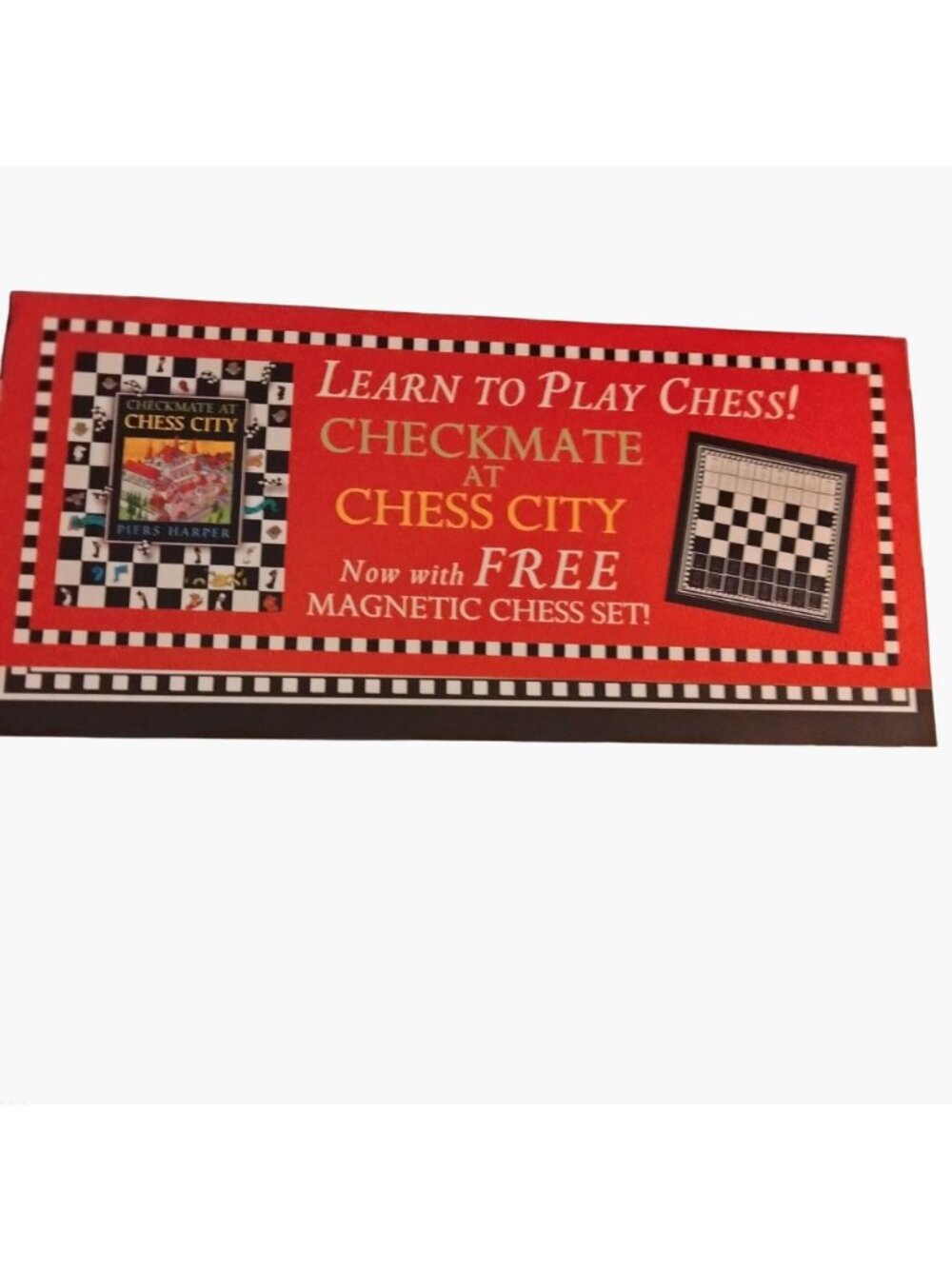 Checkmate At Chess City Piers Harper Hardcover Book 2000 - Picture 8 of 13